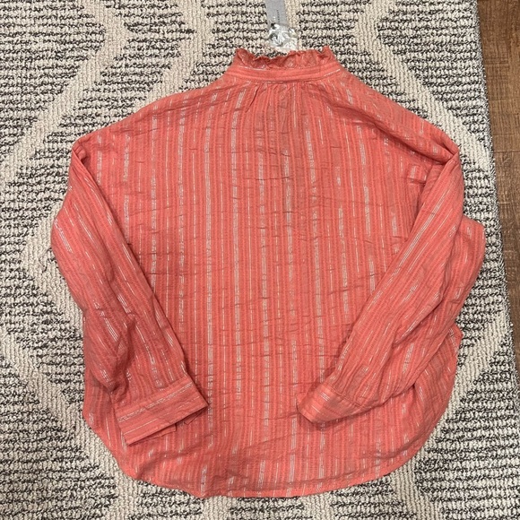 Anthropologie Pilcro oversized Boho Cottage blouse - Picture 10 of 14